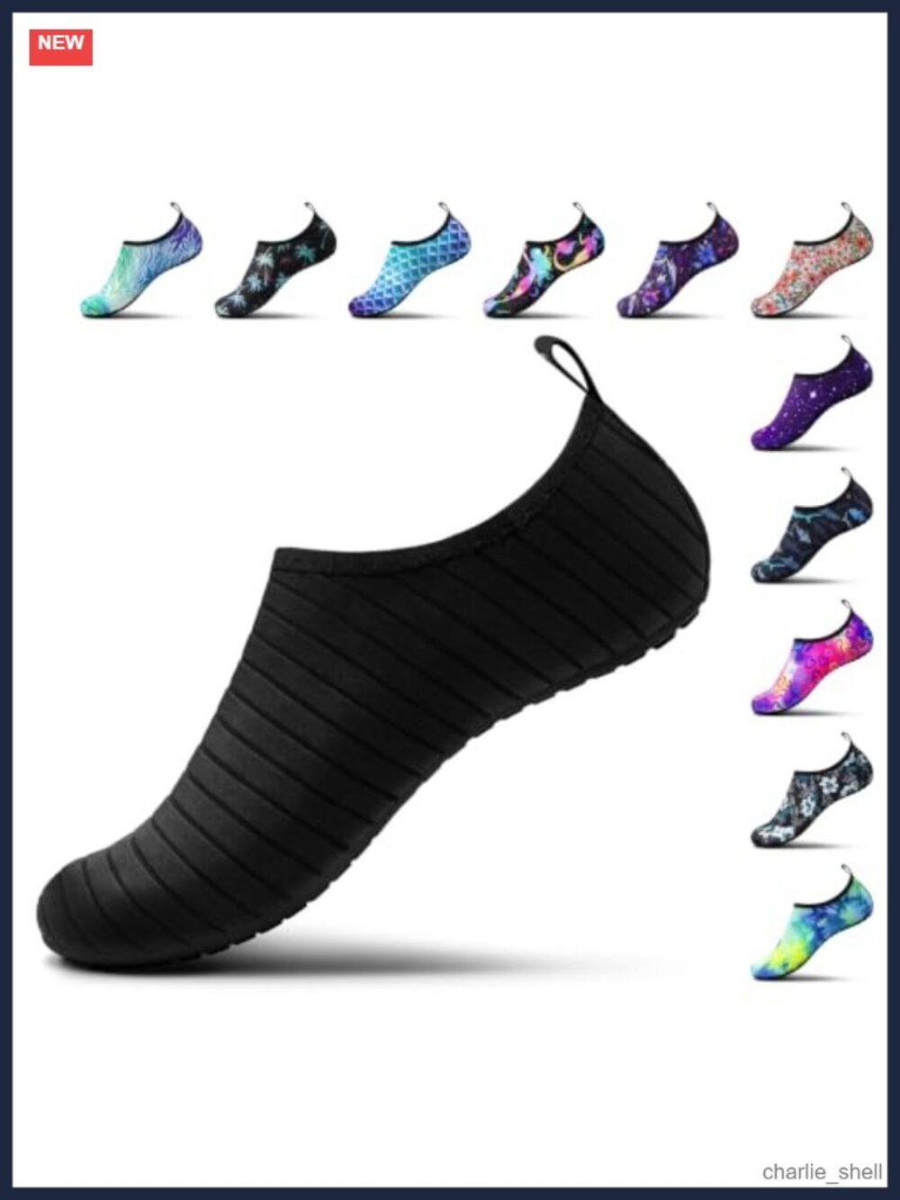 Water Shoes Quick-Dry Breathable Barefoot Aqua Socks for Beach Pool Surf Yoga